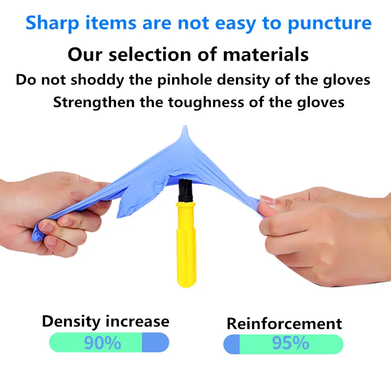 100 шт ПВХ/нитриловые/латексные перчатки одноразовые перчатки для дома резиновые перчатки для уборки медицинская перчатка для работы/лаборатории/сада S/M/L