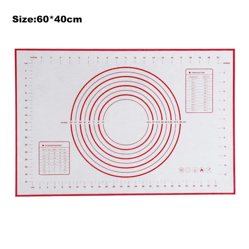 Антипригарный силиконовый коврик для выпечки коврик для замеса теста коврик для выпечки рулонный кондитерский коврик с чешуями кухонный инструмент для приготовления пищи