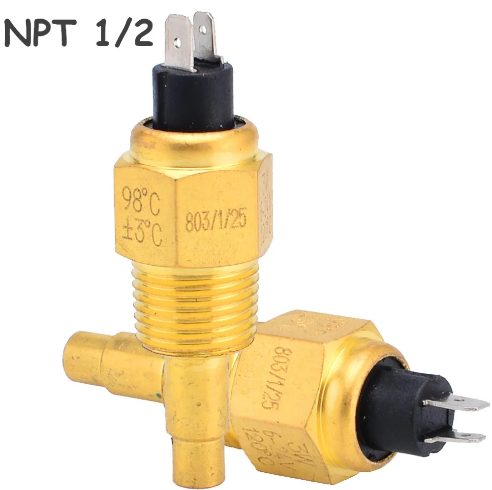 

VDO 1/2 NPT 21mm Thread Diesel Engine Oil Temperature Sensor Water Temperature Sensor for Generator Set+Free shipping-12006025