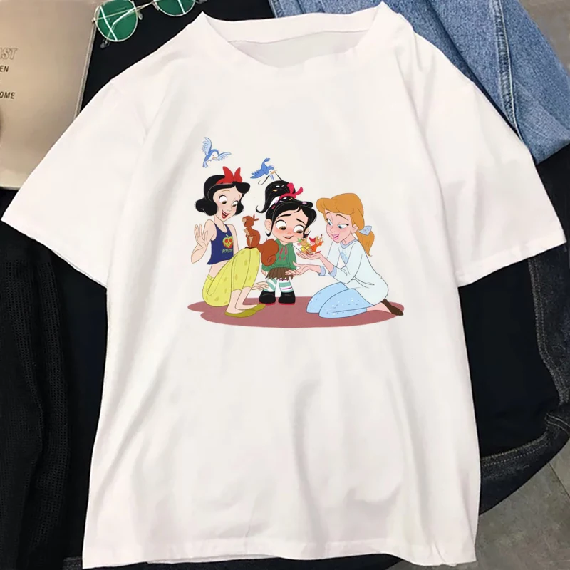 

Snow White Harajuku T Shirt Graphic Tees Women Clothes Korean Princess Aesthetic Tops Tee Shirt Femme Camiseta Mujer Streetwear
