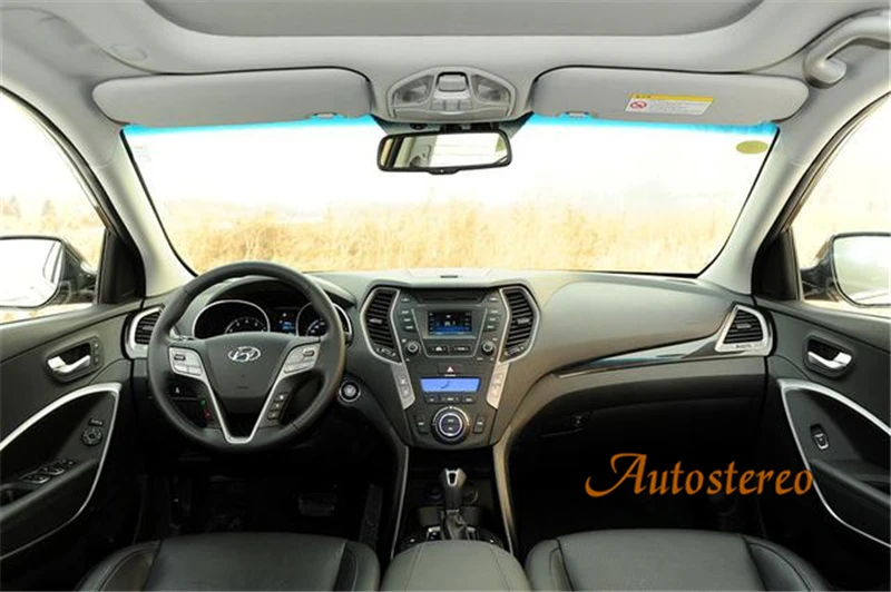Cheap New Android7.1 Car CD DVD Player AutoStereo Unit GPS Navigation For Hyundai IX45 Santa Fe 2012+ Multimedia Stereo Auto Headunit 3