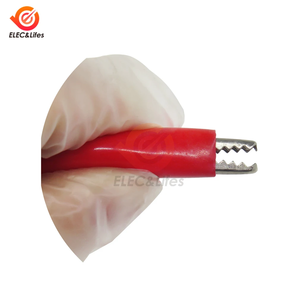 Digital Oscilloscope BNC Probe Test Leads 50 ohm Coaxial Q9 Male Plug to Dual Alligator Clip 1.1m
