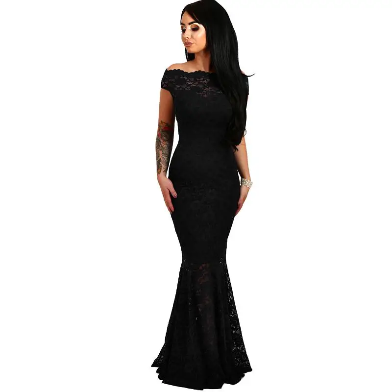 Black-Bardot-Lace-Fishtail-Maxi-Dress-LC61481-2-20942