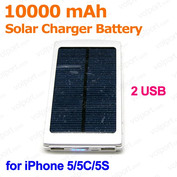 Free Shipping Travel 10000 mAh Portable Slim Solar Panel