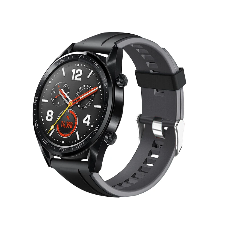 Двойной Цветной ремешок для huawei Watch GT Active/Elegan Band спортивный ремешок для Honor watch Волшебные умные часы браслет