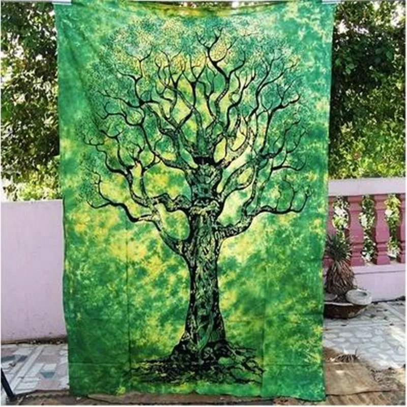Европейский Индийский стиль гобелены настенные драпировки Большое пляжное полотенце шаль украшение стены Тотем слона подвесная ткань