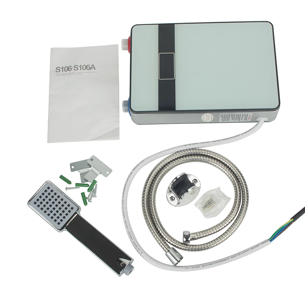 High Quality Instant Tankless Water Heater 6500w 220v Thermostat Induction Heater Smart Touch Electric Shower Heaters unisex induction touch hair remover advanced instant