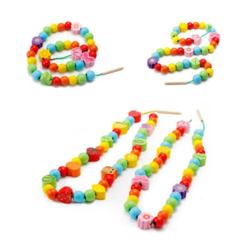 Montessori Toys Children Early Educational Learning Puzzle Wooden Toys Animal Fruit Tree House Stringing Beads Birthday Gift Montessori Toys Children Early Educational Learning Puzzle Wooden Toys Animal Fruit Tree House Stringing Beads Birthday Gift