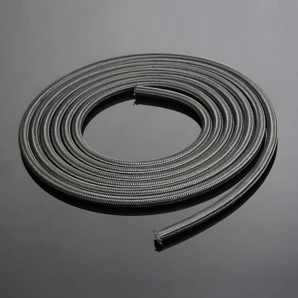 Free Shipping Nylon Braided AN10 10 AN Black Oil / Fuel Line / Hose
