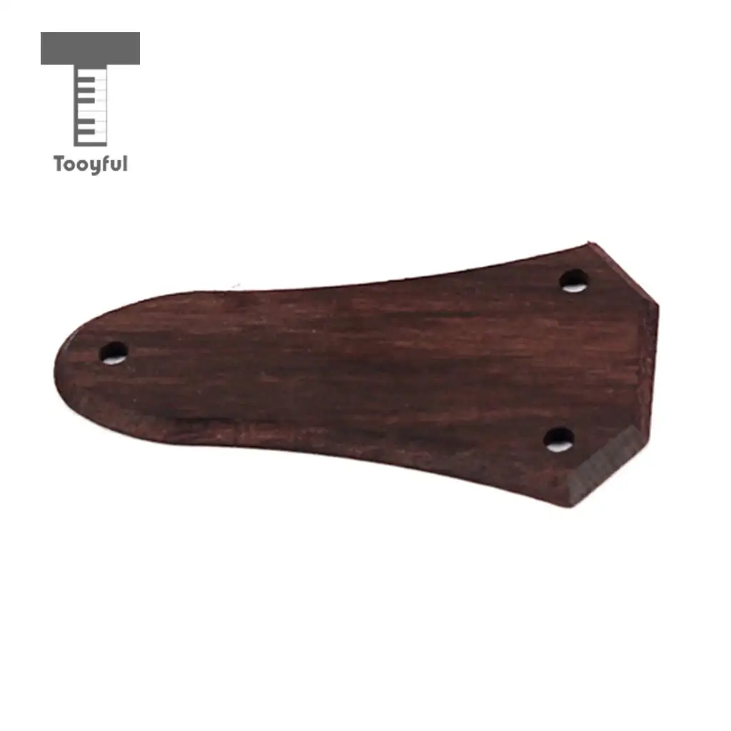 Tooyful Exquisite 2 Pieces Rosewood Guitar 3 Holes Truss Rod Cover for Acoustic Guitar Replacement Parts