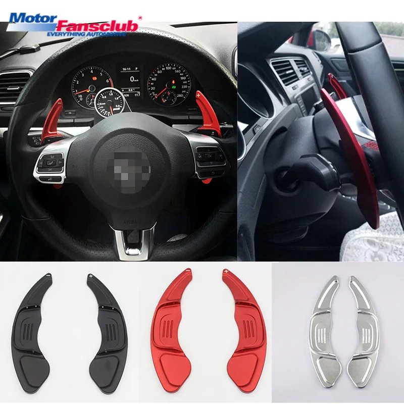 

2Pcs Aluminum Steering Car Wheel Shift Paddle Auto Extension for Volkswagen VW GOLF 7 2015-2018 MK7 GTS POLO GTI R Scirocco