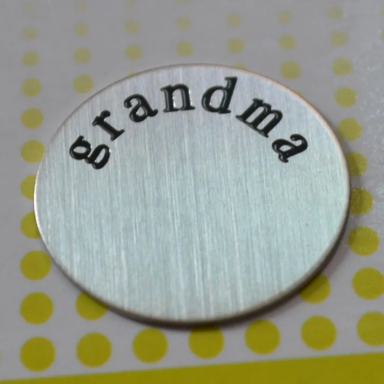 Wholesale-GRANDMA-Stainless-Steel-Floating-Locket-Plate-For-Memory-Glass-Locket