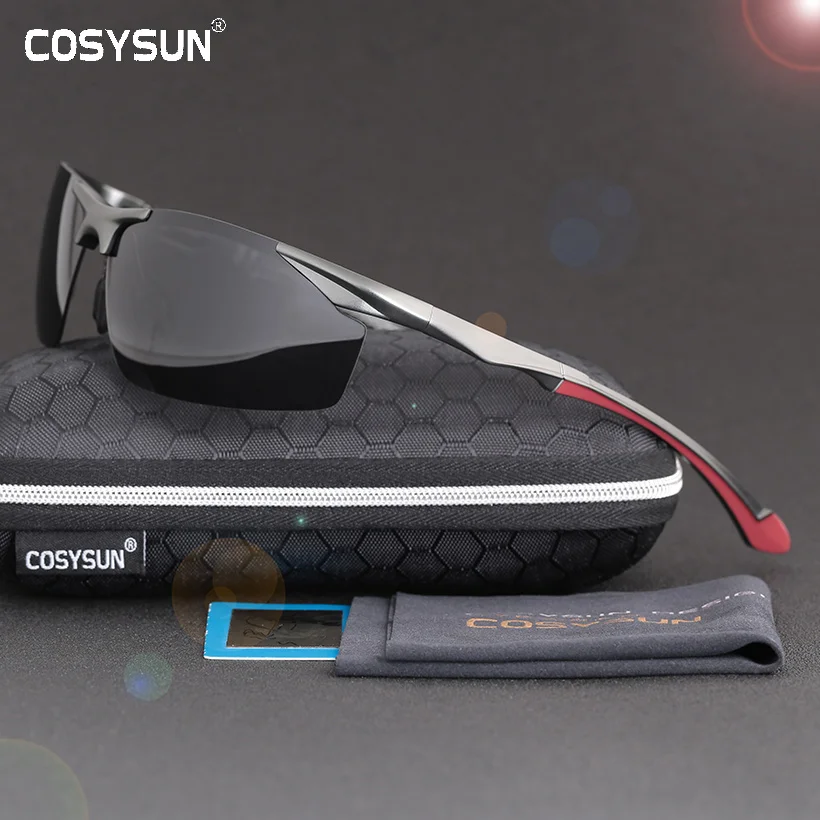 2024 Men Polarized Rimless Aluminum Sunglasses Man Driving glasses HD Polarized Sunglasses Male Goggle Sports Oculos de sol 8585