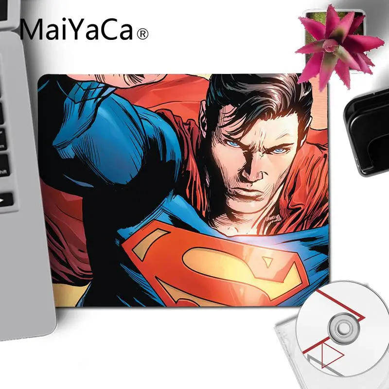 No LockEdge 18x22cm MaiYaCa Новое поступление Lex Luthor as Superman DC настраиваемый игровой резиновый коврик для мыши, прочный коврик для мыши на стол - Цвет: No LockEdge 18x22cm