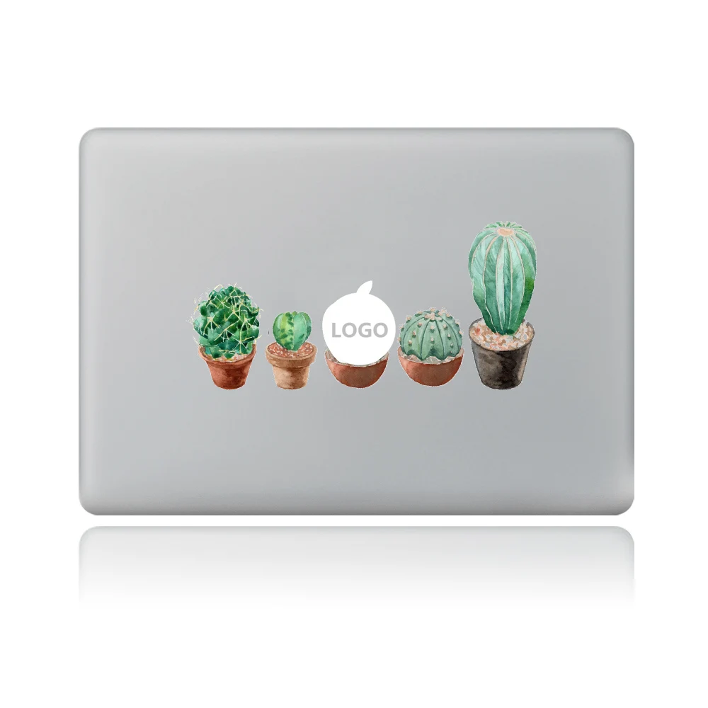 Уникальная Съемная Виниловая наклейка для ноутбука, Защитная пленка для Macbook Air Pro retina 11 13 15 дюймов, чехол для MacBook, наклейка - Цвет: Cactus