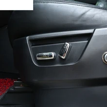 4 шт./компл. Автомобильные Аксессуары Для Land Rover Freelander 2 2007-2015 ABS Chrome Сиденья Регулировка Кнопка Крышки Обрезать Новый