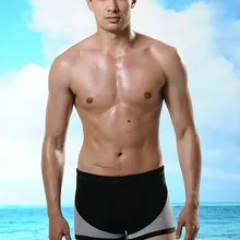 Брендовые мужские новые плавки Молодежные с низкой посадкой роскошные летние трусы сексуальные Удобные однотонные купальники пляжные шорты для плавания
