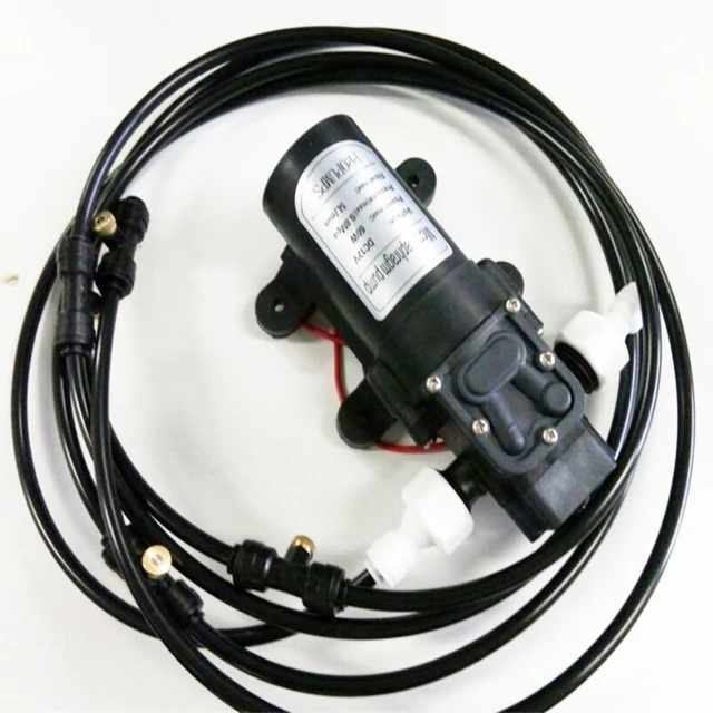 Watering Irrigation Misting System Garden Spray Ring 12v Small Watering Irrigation Misting System Garden Spray Ring 12v Small Pump
