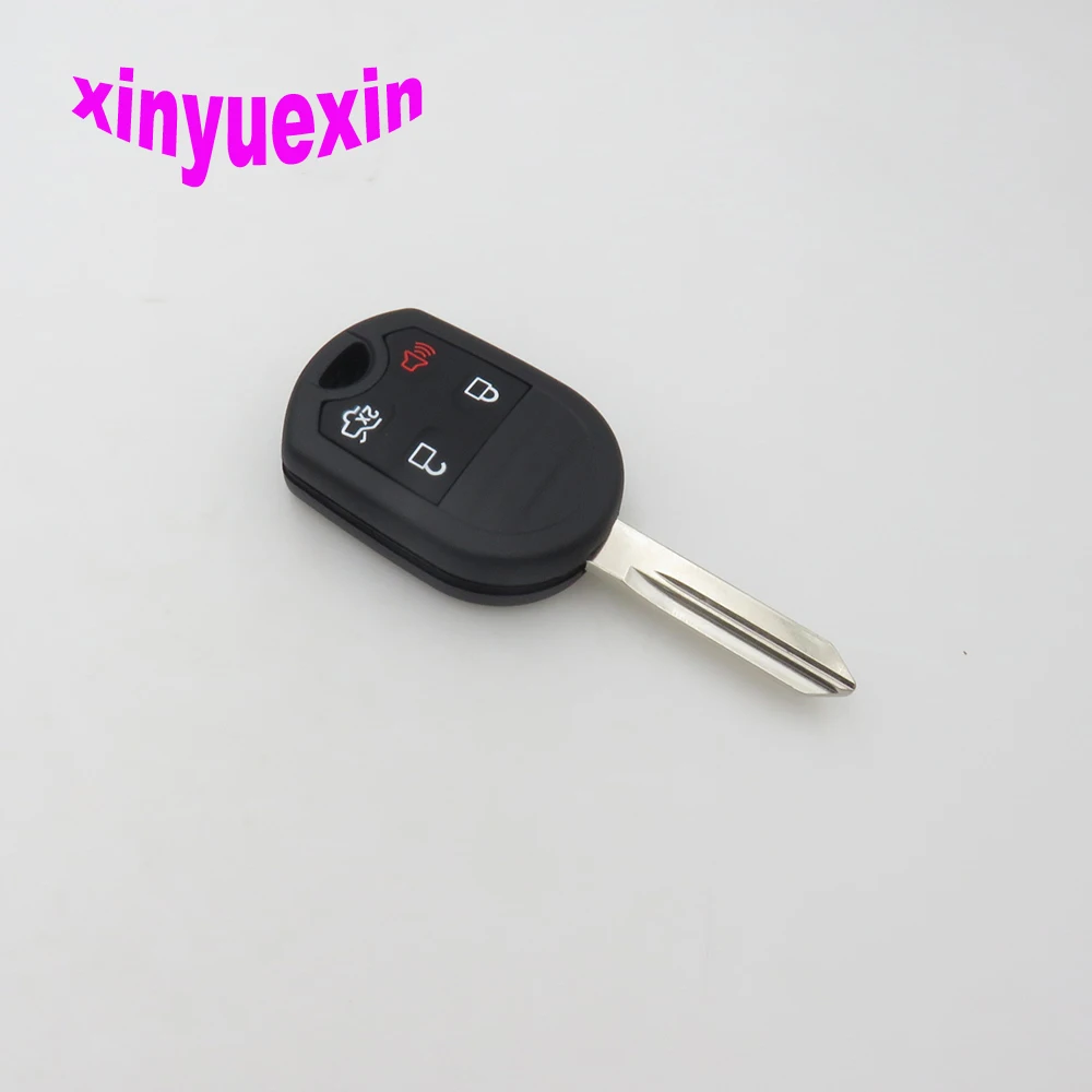 XinYueXin 4 Buttons Folding Remote Key Shell Fob Cover For Ford Focus Fiesta C Max Ka  No Chips Replacement Key Case Shell