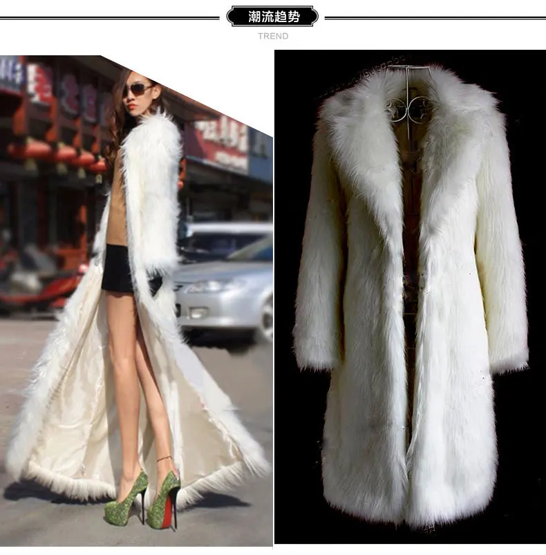 Женское пальто из искусственного меха, черный, белый, розовый, красный, S-3XL размера плюс, длинная куртка из лисьего меха, 019, новинка, Осень-зима, модное свободное тонкое пальто LR260