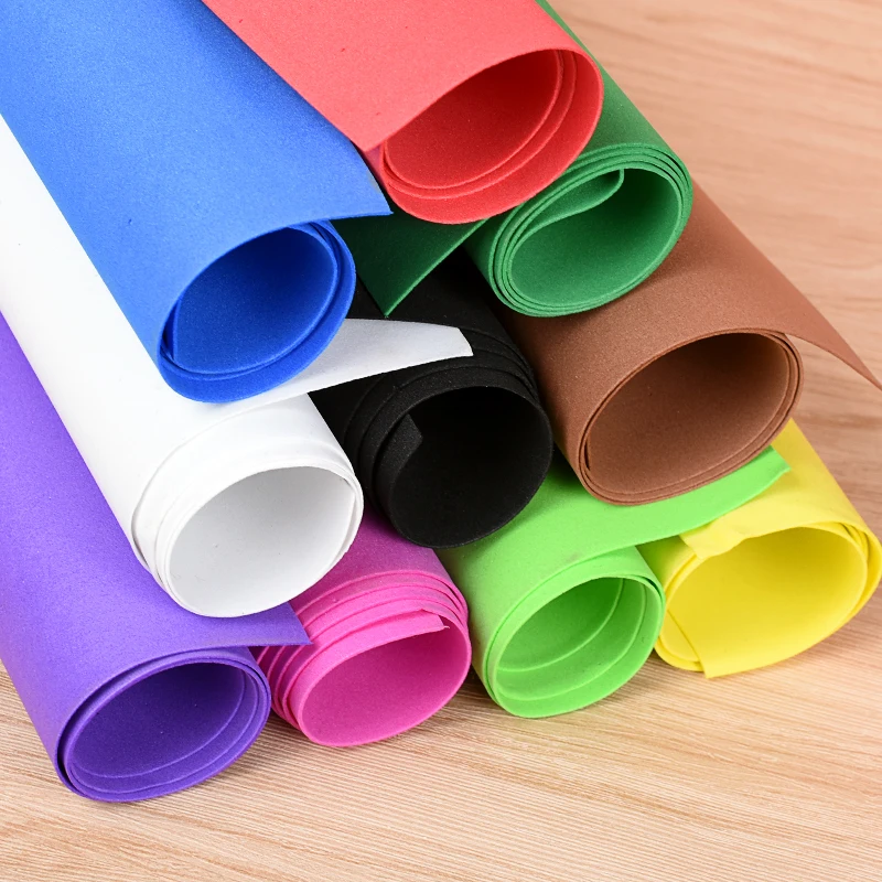 

PE Foam Paper Multicolor Handmade Sheets Sponge Scrapbooking Crafts DIY Handmade Gift Christmas Decoration 50*50 Cm 1mm Thick