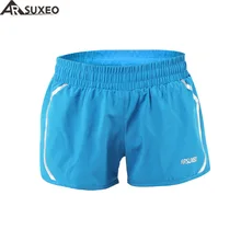 ARSUXEO Для женщин Спорт на открытом воздухе " шорты для бега Активные тренировки Run шорты с Линнер шорты для бега