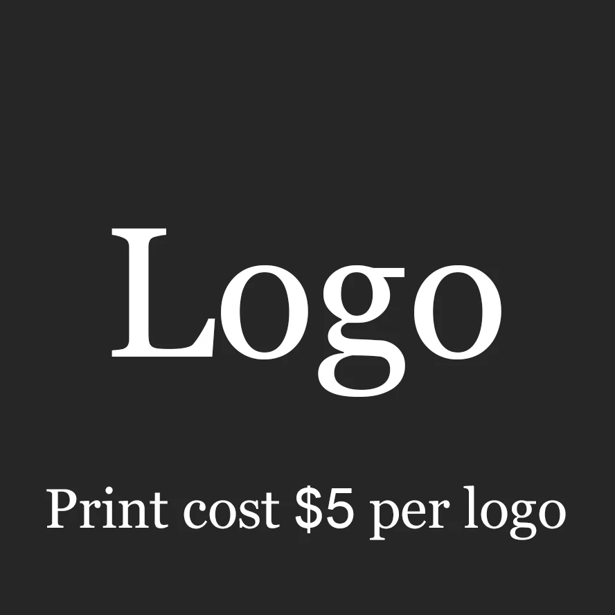 

Logo Print Cost $5 Per Logo