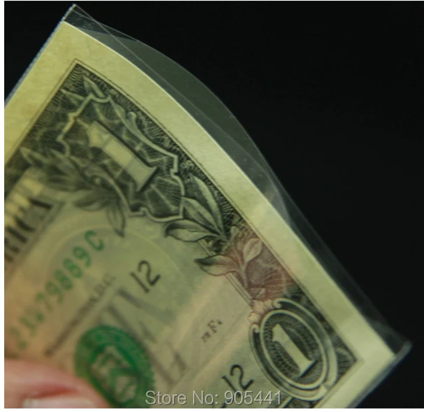 100pcs Paper Money Banknotes Fit For $1 US Dollar Currency Fit Sleeves 15.7CM*7CM Holders High Quality paper money holder