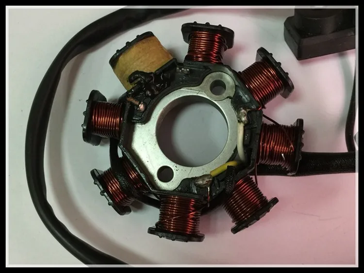 Мотоцикл обмотки статора GY6-50 GY6-60 Магнитной катушки четырехтактный Октупольных катушки