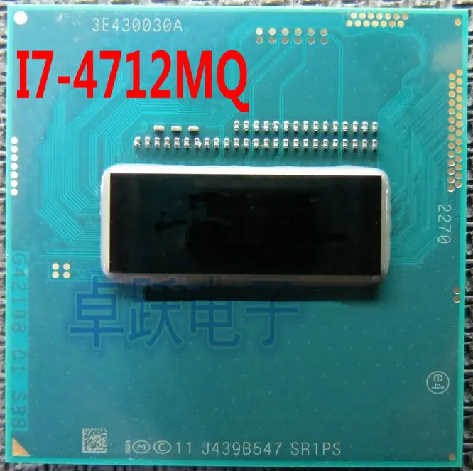 Intel cpu i7-4712MQ I7 4712MQ SR1PS 2,3-3,3G 37W разбитые кусочки