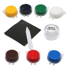 Herramienta de reparación de cuero líquido para asiento de coche, Kit de pintura líquida para el cuidado de la piel del coche