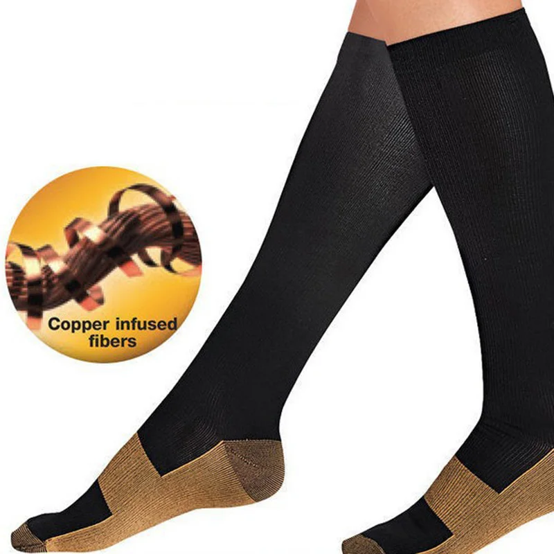 Unisex Anti Fatigue Compression Men Socks Foot Pain Relief Miracle