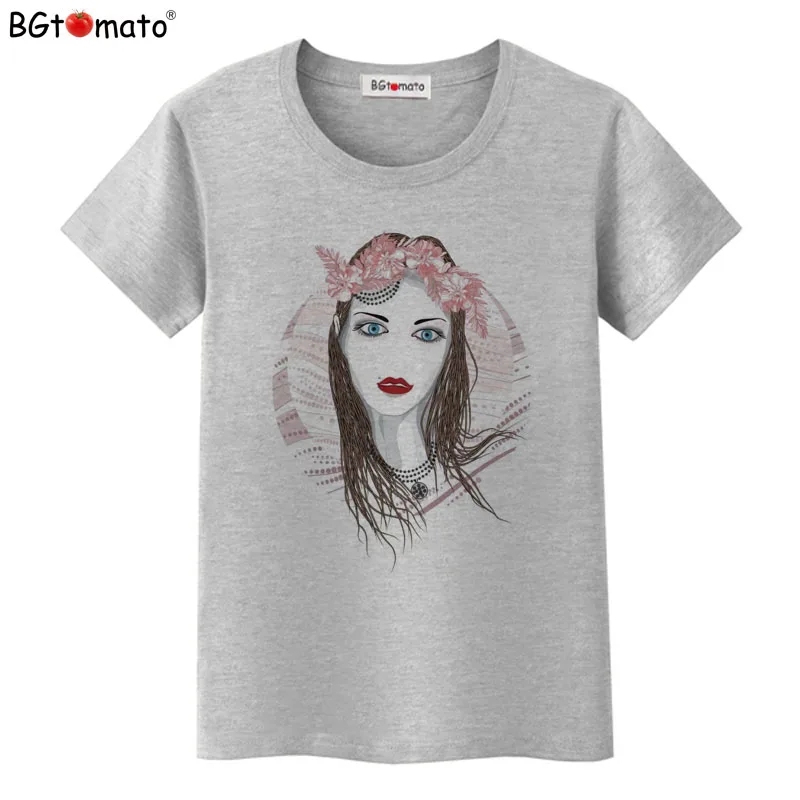 

BGtomato Beautiful women t-shirts Hot sale original brand new tops short sleeve casual shirts summer cool tees cheap sale