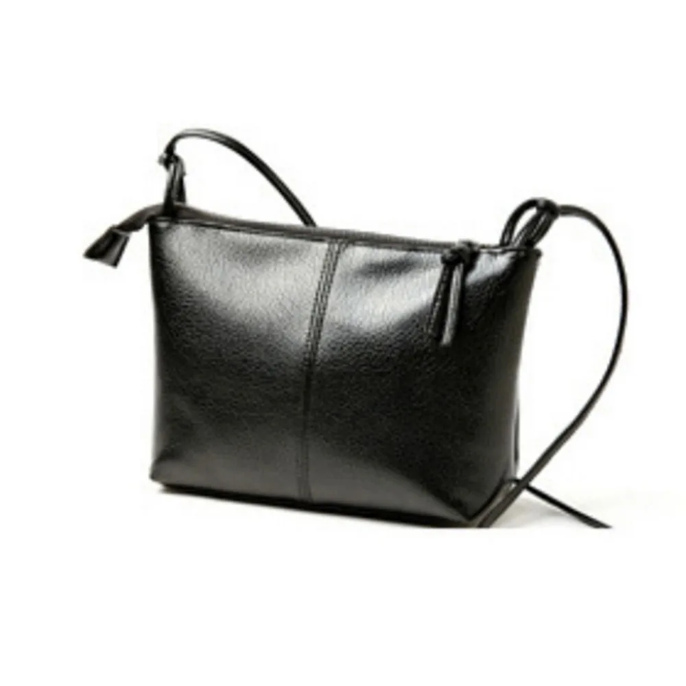 

1PC Black Soft PU Leather Crossbody Bag For Women New Mini Women Messenger Bags Fashion Small Square Flap Bag
