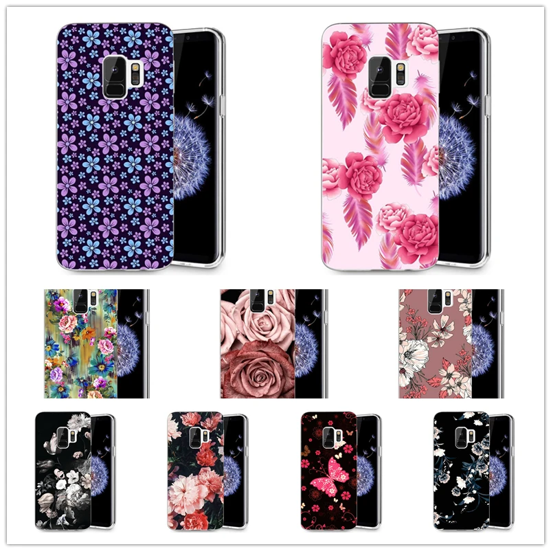 Мягкий чехол из ТПУ с принтом &quotдля Fundas samsung Galaxy S9 PU кожаный флип для coque плюс