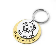 Изготовленный на заказ для лабрадоров, Dog Tag, гравировкой Dog Tag, Персонализированные Бирки ИД любимца, для домашних животных, ювелирное изделие, для собак, ювелирные изделия, лабрадор собака идентификационная бирка