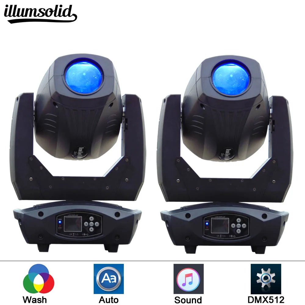 

2 Pieces/lot Professional dj bar stage dmx 200w led beam spot wash 3in1 moving head light for dj lighting