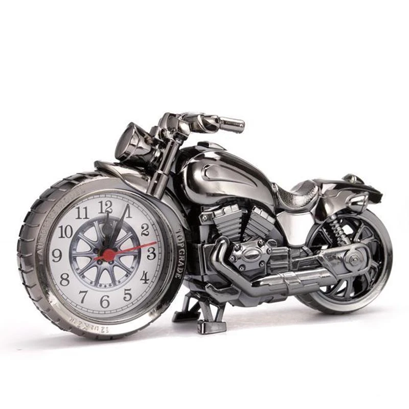 クリエイティブオートバイバイクパターンアラーム時計卓上時計創造ホーム誕生日ギフトクール時計 ホイールタイプはランダムに Clock Mirror Gift Towelgift Wall Clock Aliexpress
