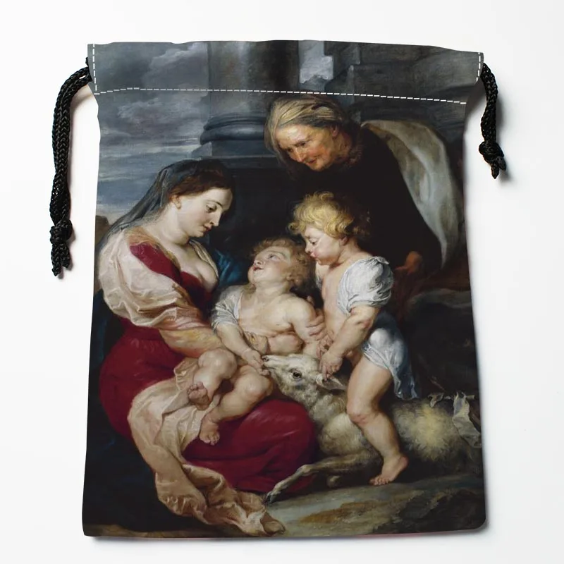 Коричневый Best Питера Пауля Рубенса 04 Drawstring Сумки для хранения пользовательских печатных получать компрессионный мешок Тип Сумки Размеры 18x22 см сумки для хранения - Цвет: Коричневый