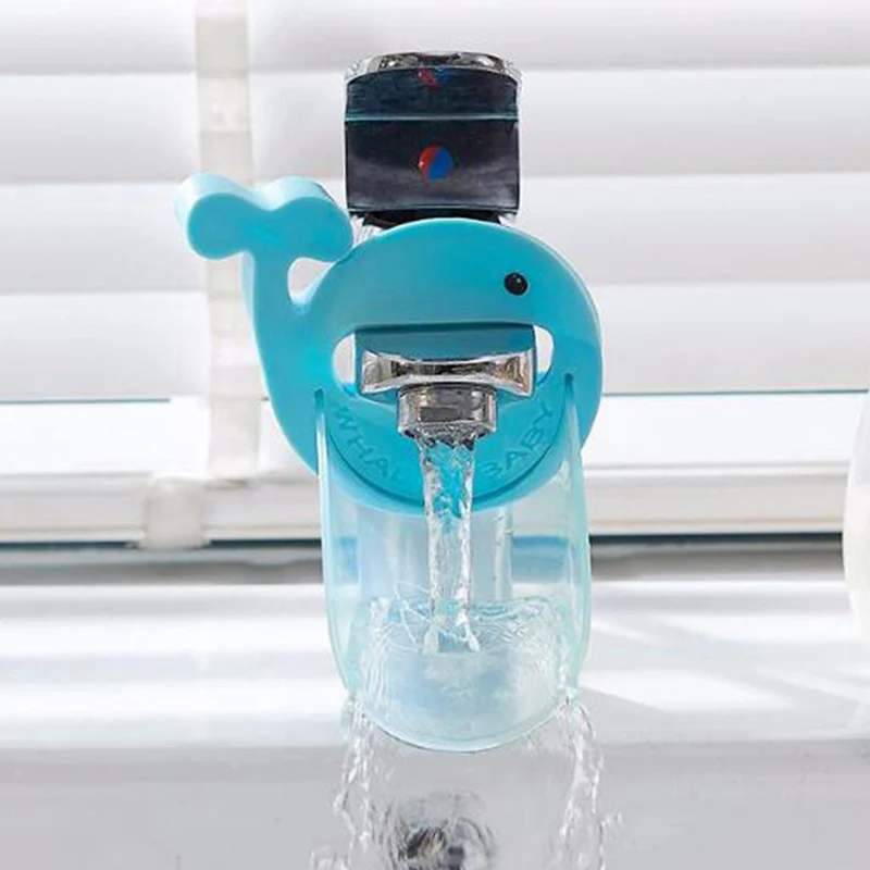Happy Fun Animals Faucet Extender Baby Tubs Fashion And Convenient Water Saver Kids Hand Washing Bathroom Sink Gift