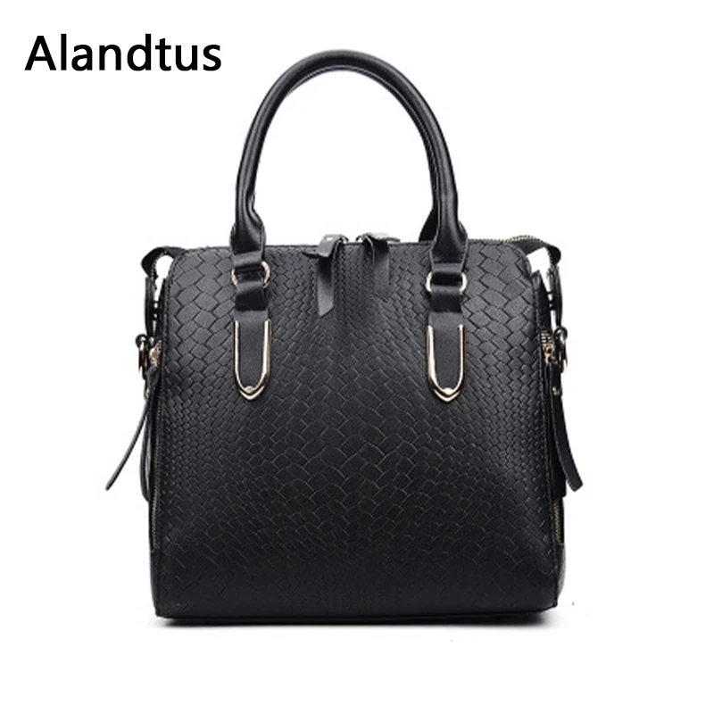 Alandtus Bolsa Feminina с змеевыми линиями роскошные сумки через плечо для женщин 2019 Женская модная Сумка наплечные сумки Mochila Mujer