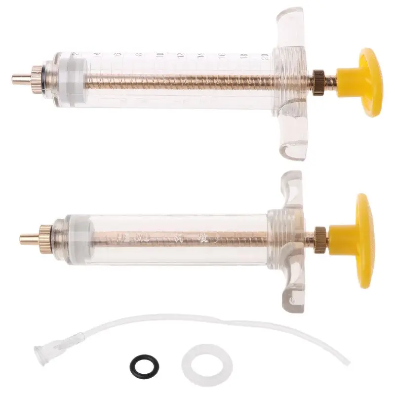 

Parrot Chick Feeder Copper Head Syringe Hose Birds Feeding Injector Supplies