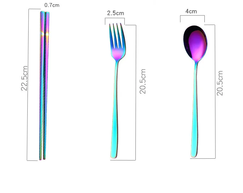 3 шт. столовая посуда из нержавеющей стали набор ложка Вилка палочки для еды соломы с упаковка ткани столовые приборы для путешествий на открытом воздухе офиса пикника барбекю