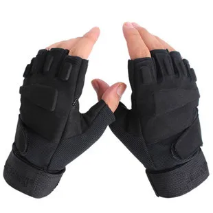 Men's Military Tactical Half-Finger Gloves Black Hawk Outdoor Working Gloves 