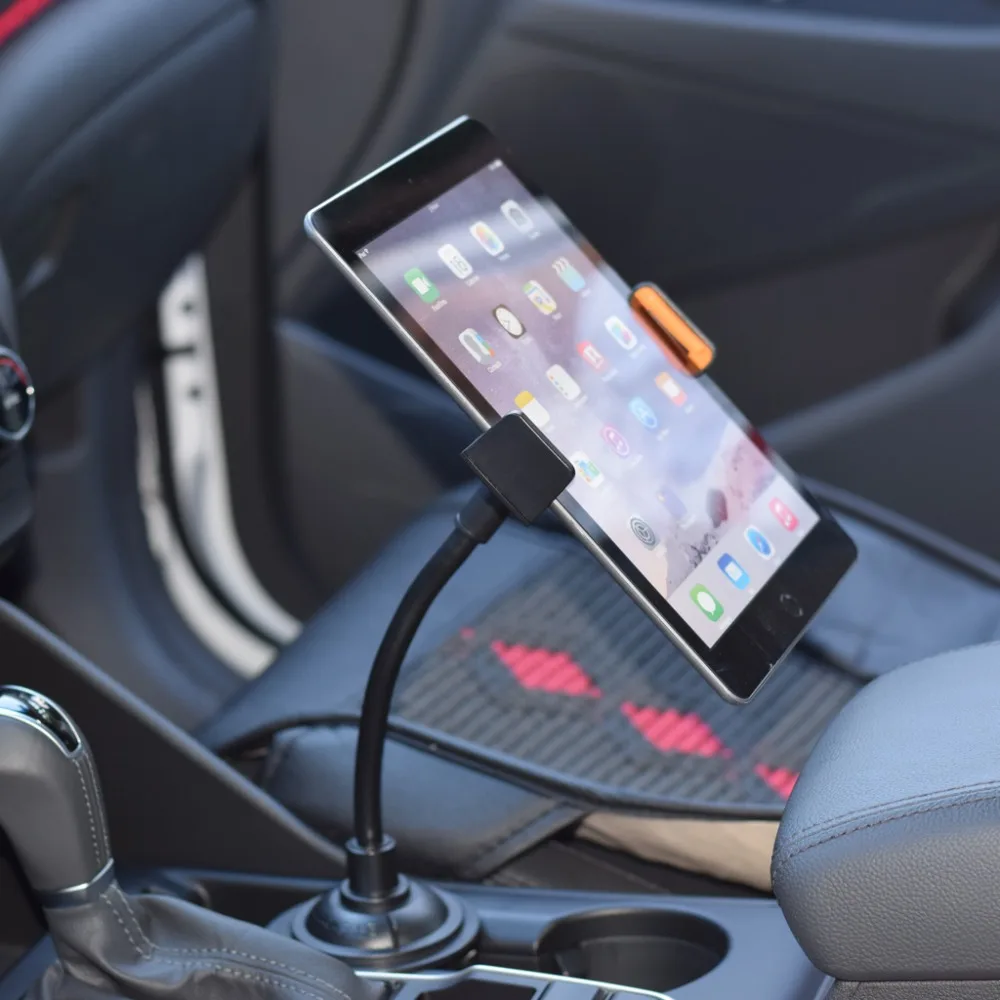Veículo do Carro Suporte de Copo Rotativo com Pescoço Longo para 4 Bebe Telefone Montar Berço Mais -10.5 Polegada Smartphone Tablet pc 360 13 telefone montar 360 berço rotativo com pescoço
