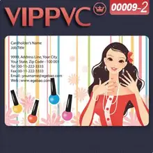 ПВХ белого пластика 0.38 мм полный цвет один столкнулись с хорошим качеством визитная карточка a0009-2