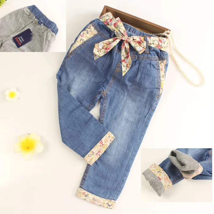 Джинсовые платья для девочек джинсы из двух видов ткани детские хлопковые мягкие