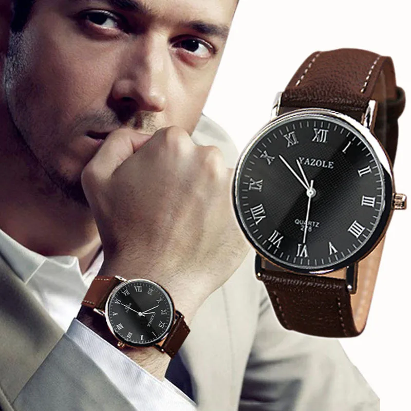 Scolour Luxury Faux Leather Watch Mens Fashion Quartz Analog Watches Relojes Hombre 2016 Men's Casual Hours Wrist Watches#77 scolour fashion men watches 2017 luxury brand hot faux leather mens blue ray glass quartz analog watches relogio masculino 77