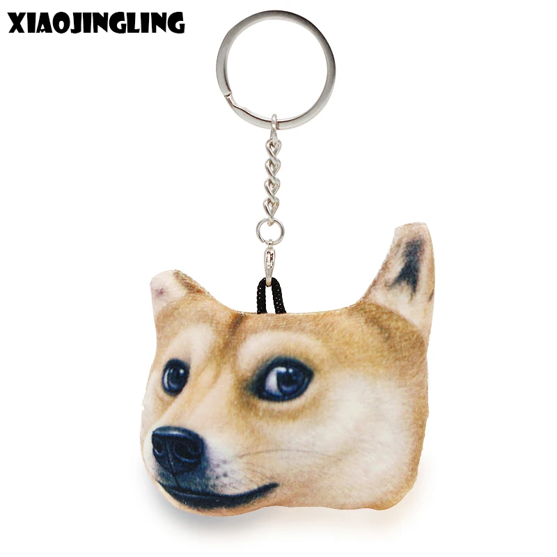 

XIAOJINGLING 9 Style Animal Very Cute Keychain Fashion Girl Charming Women Jewelry Keyring Key Chain Birthday Gifts Accessories