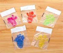 5 unids/lote regalo divertido chistes niños pegajoso palma de la mano elástico pegajosa Squishy bofetada palma de la mano juguete de Palma favores de fiesta al azar